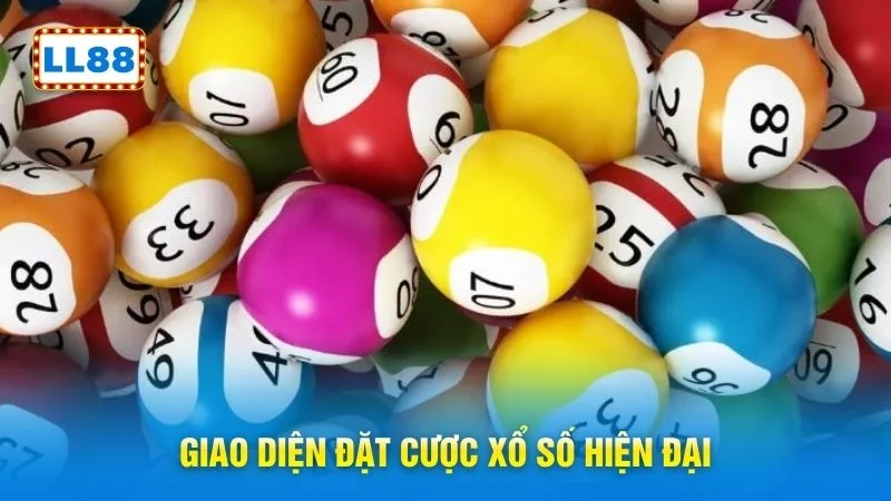 Giao diện đặt cược xổ số hiện đại