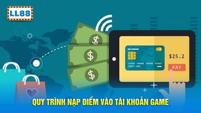 Quy trình nạp điểm vào tài khoản game